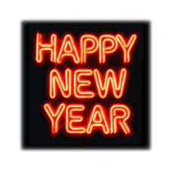 ネオンライトが光る文字♥お祝いや挨拶など