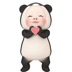 【だいたい伝わる】パンダタオル