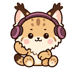 音にうるさいオオヤマネコ タフティ
