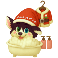 琉ちゃんサンタクロース日常