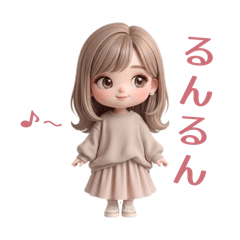 ふんわり癒やし系＊おとな可愛い淡色女子