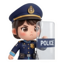 Lieutenant Mochi: Funny Chibi Police