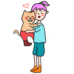 Pink head and fat orange