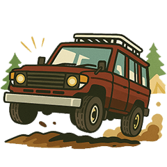 車✖キャンプ オフロード