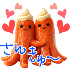 mottoのタコさんウィンナー♡添えて
