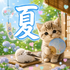とびだす★夏にゃんこ★猫