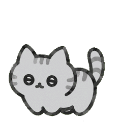 動く！ねこのスタンプ