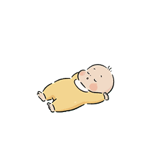 0歳赤ちゃんの動くスタンプ （文字なし）