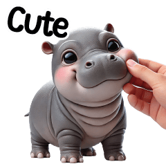 Moo Dung Naughty Cute Hippo ENG