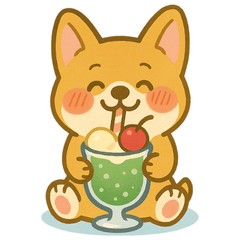 コーギー　コギペロと、夏！