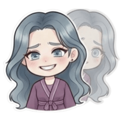 情緒不安定.幻聴.奇病.不安恐怖感(黒髪女子