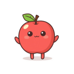 真っ赤なリンゴちゃん