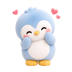 ふわもちペンギン トリペン｜日常スタンプ