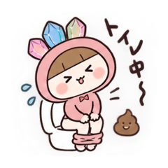 くすみピンクの全身タイツ宝石妖精ちゃん4