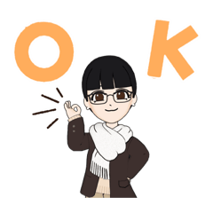 メガネ女子の休日