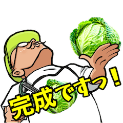 DON_CABBAGE STICKERS JAPAN