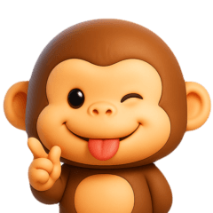 毎日使える♪お猿のモン太
