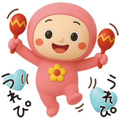 ぴんくまん日常✿3Dちびドール（はな子）