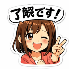 ゆるかわ日常リアクションガール