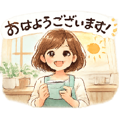 主婦の1日スタンプ