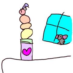 こた&ひな お絵かき3