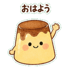 ゆるかわスイーツの日常スタンプ