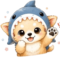 ちわならの鮫かぶり敬語スタンプ