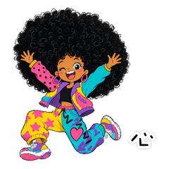 Colorful Afro: Daily Vibes