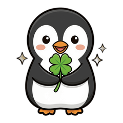 よつばペンギン 幸せはこぶ日常スタンプ