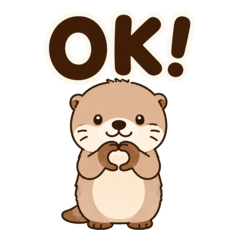 Adorable mascot soft English Stickers