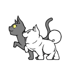 「エモとマイン」スタンプ第四弾