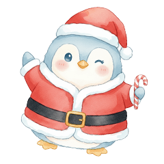 可愛いペンギンが届けるクリスマス！