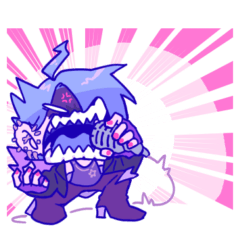 ぷにっとストレススタンプ　繊細さんの反抗