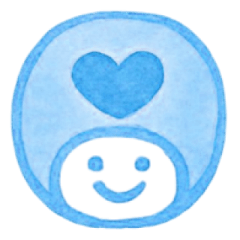 青色・数字とローマ字♪プリチーはんこ