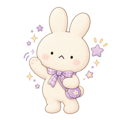 Pouty Bunny: Everyday Lavender