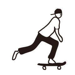 MONOTONE SKATE BOADER