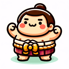 可愛い相撲力士