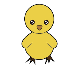 ヒヨコのスタンプイメージ