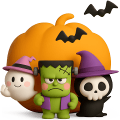 今宵はハロウィン【ぷっくり３D】