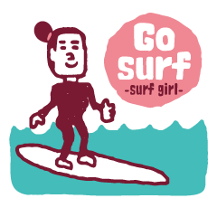 GO SURF -surf girl-