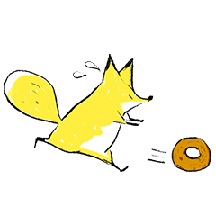 どーなつが大好きなきつね