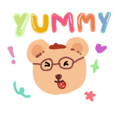 My first Cute sitcker