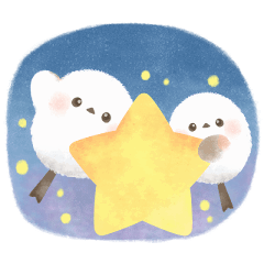動く♪ほんわり♡シマエナガ