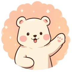 色んなクマさんのスタンプ