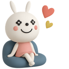 mottoの3Dうるうるうさぎ♡毎日