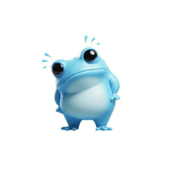 カエルちゃん頑張るフリ中