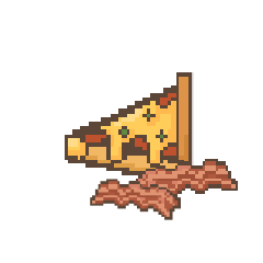 Foodie for life - pixel art