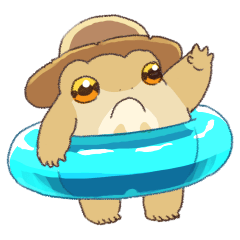 夏のフクラガエル