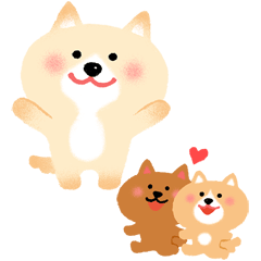 ほぼ文字無し日々の暮らし　犬