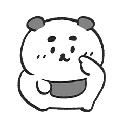 ちぽくまのアニメスタンプ1